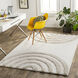 Hudson Shag 120 X 94 inch Light Grey Rug, Rectangle