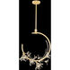 Azu Pendant Ceiling Light in Gold