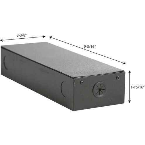 Hide-a-Lite LED Tape Black 9.19 inch LED Tape Driver, 24V 80W