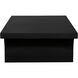Maximus 68 X 34 inch Matte Black Coffee Table