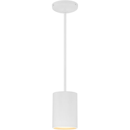 Pilson LED 5 inch Matte White Pendant Ceiling Light