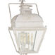 Chapman & Myers Holborn 4 Light 26 inch Old White Wall Lantern, Small