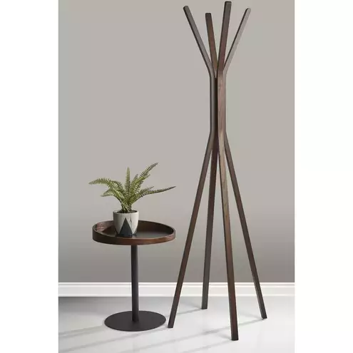 Toby Coat Rack Adesso WK3809-15 Toby 68 inch Plywood with Natural Oak Wood Veneer Coat ...