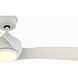 Wrap Custom Matte White 41.9 inch each Fan Blade in 84