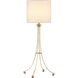 Chesterton 31 inch 100.00 watt Gold Leaf Table Lamp Portable Light, Large