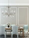 Daphne 8 Light 30 inch Brushed Nickel Chandelier Ceiling Light
