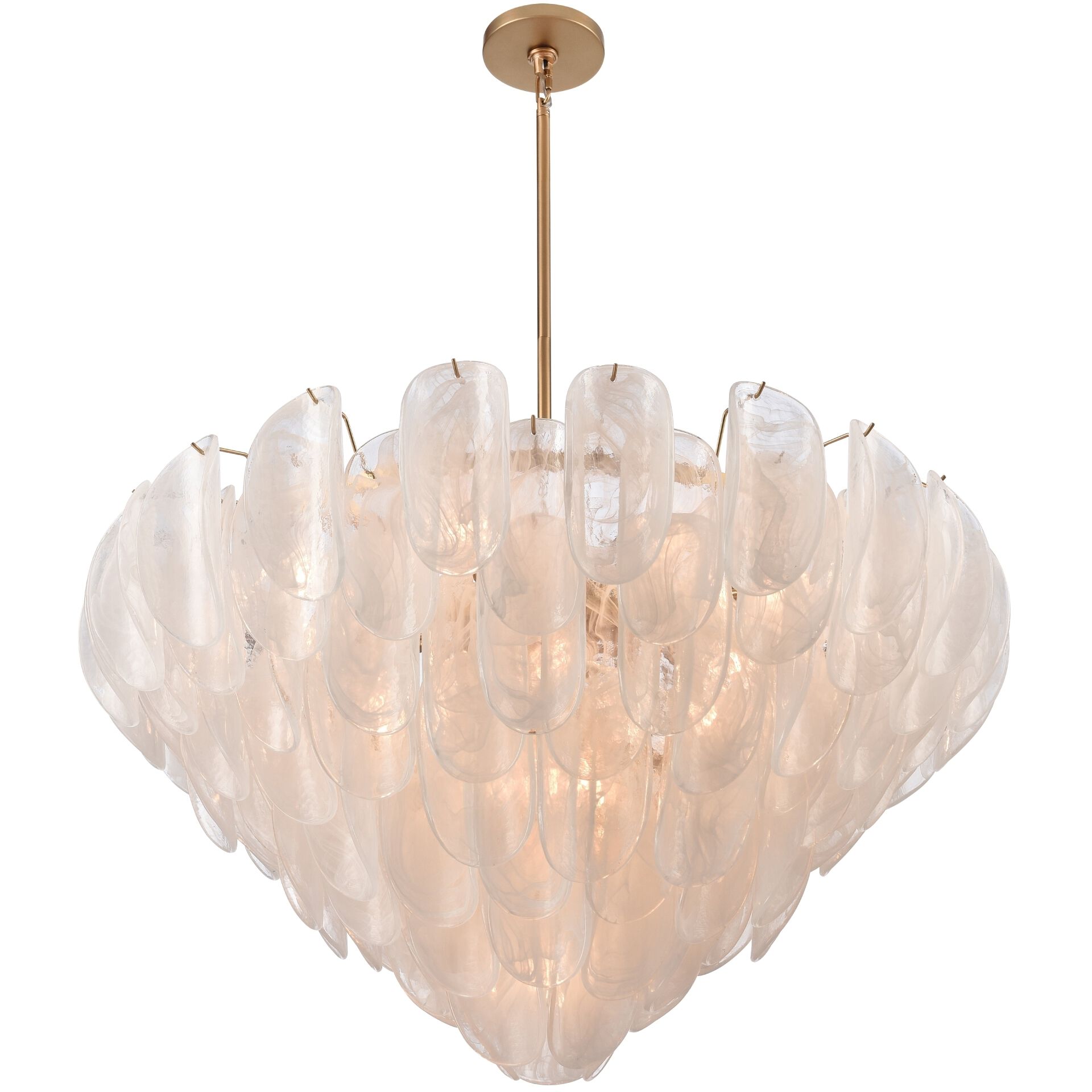 Chateau 17 Light 39.5 inch Satin Brass Pendant Ceiling Light