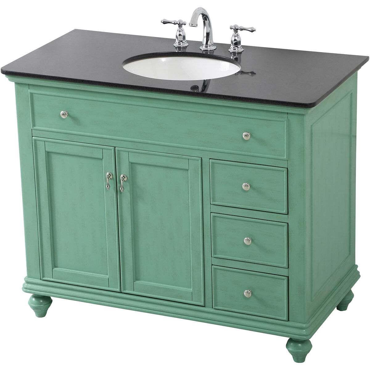 Otto 42 X 21 X 35 inch Vintage Mint Vanity Sink Set