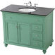 Otto 42 X 21 X 35 inch Vintage Mint Vanity Sink Set
