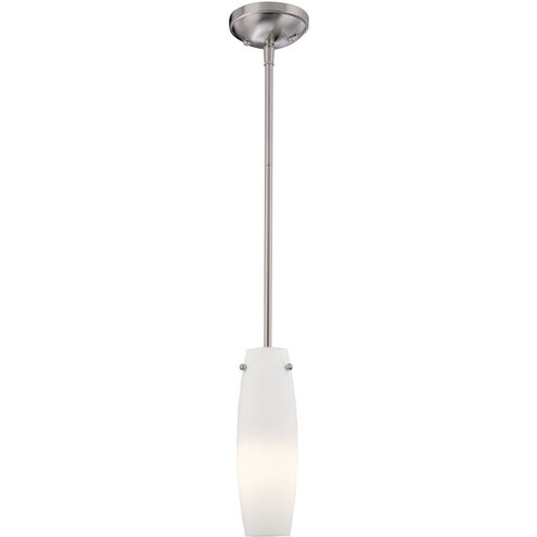 ML 1 Light 4 inch Brushed Nickel Mini Pendant Ceiling Light