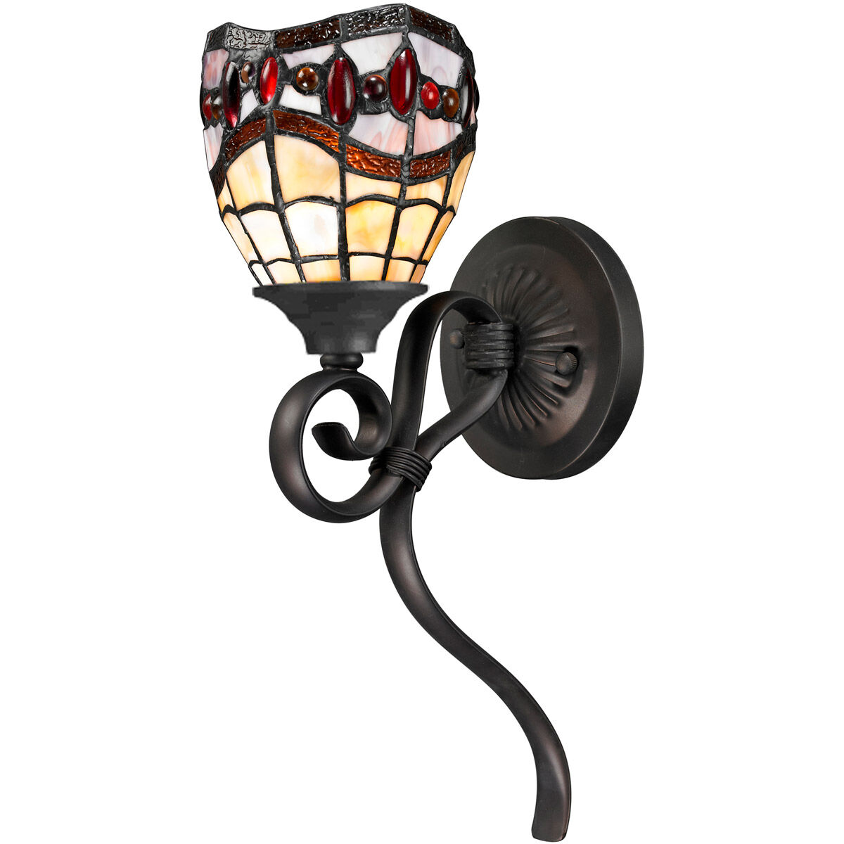 Dale Tiffany TW12424 Evelyn 1 Light 5 inch Dark Bronze Wall Sconce