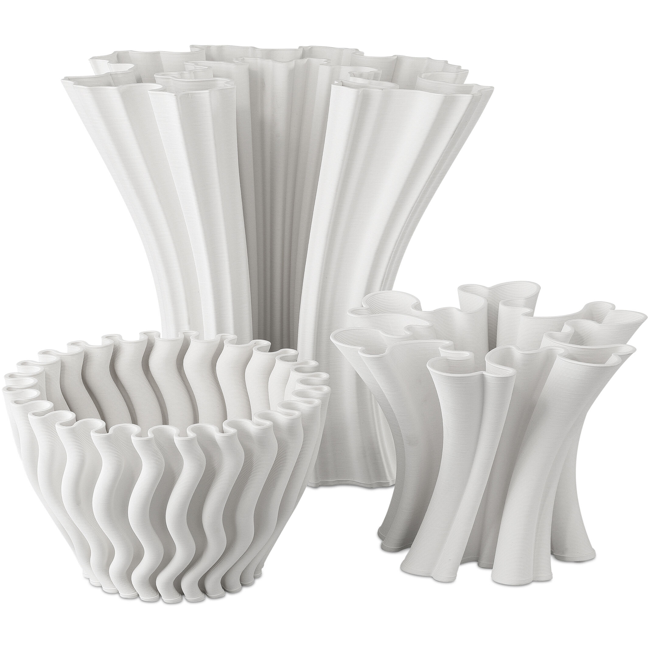 Ripple 10.25 X 6.25 inch Vase