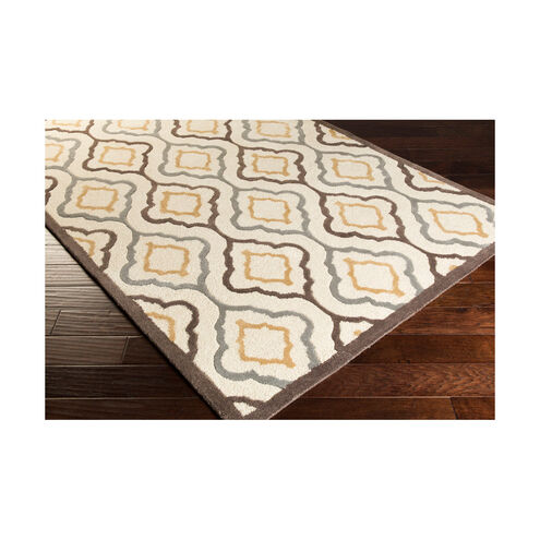 Modern Classics 156 X 108 inch Neutral and Brown Area Rug, Wool