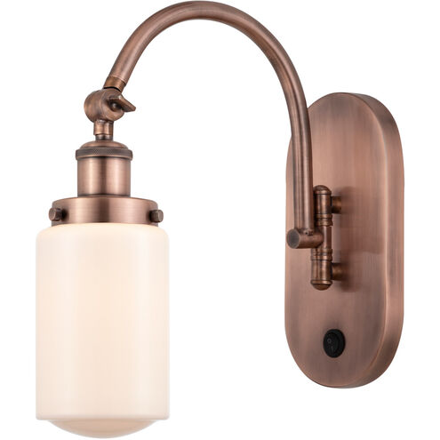 Franklin Restoration Dover LED 5 inch Antique Copper Sconce Wall Light