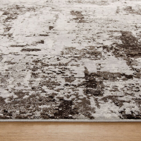 Ayda 114 X 79 inch Black/Grey Rug in 6 x 9