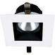 Aether LED B/Wt Recessed Lighting in Narrow, 85, 3000K, Black/White