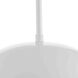 Perimeter 1 Light 15.75 inch White Pendant Ceiling Light