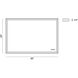 Nixon 36 X 24 inch Anodized Gold LED Mirror