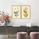 Gilded Garden I Pink and Blue and Green and White Framed Art, The Studio
