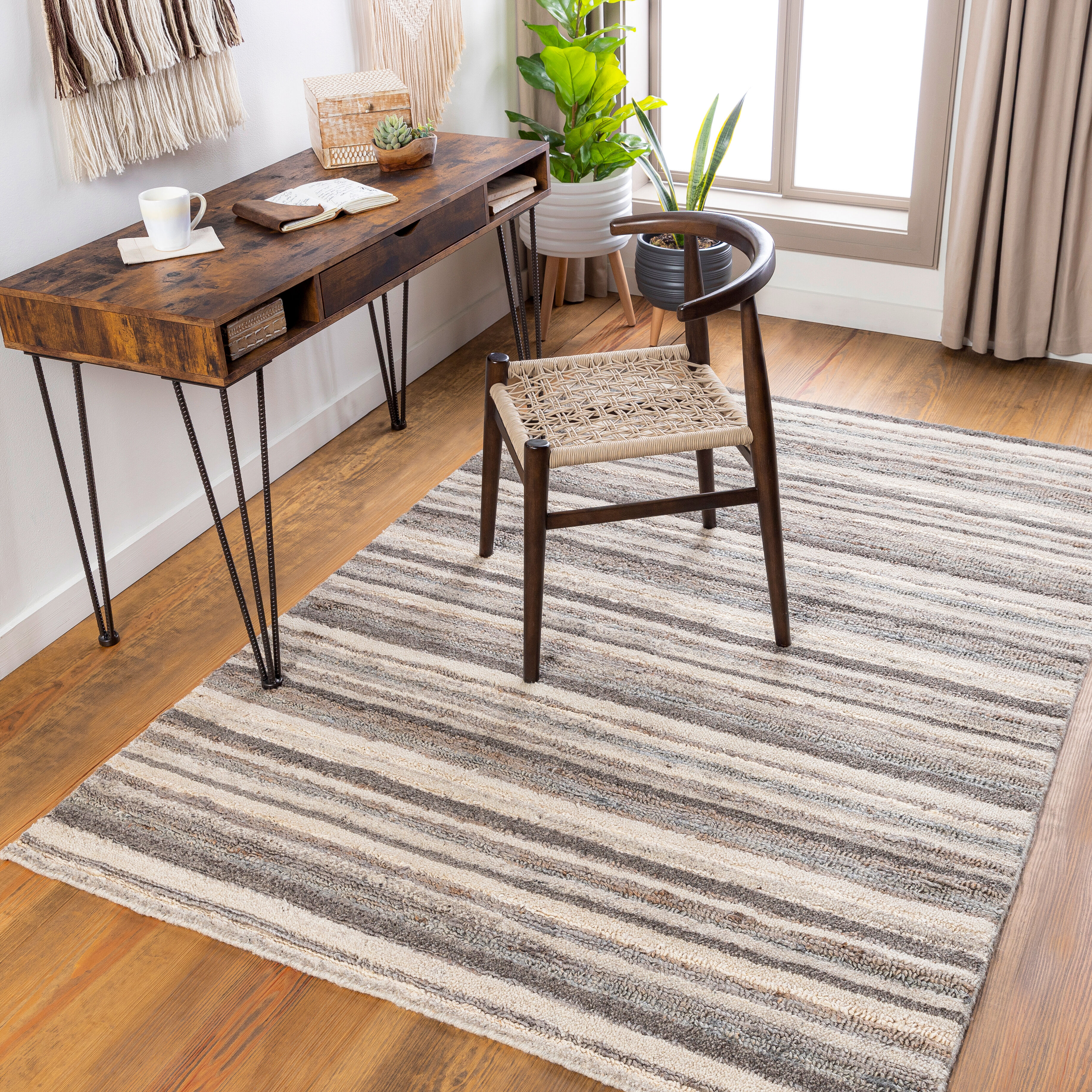 Petra 144 X 106 inch Charcoal Rug in 9 X 12, Rectangle