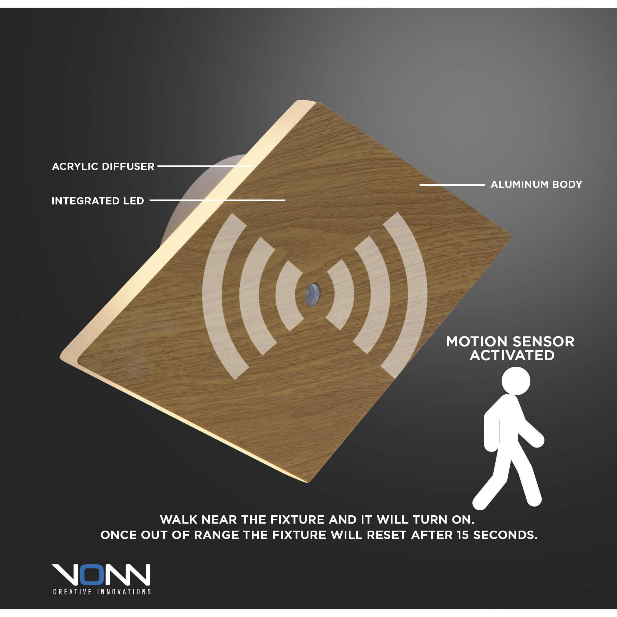 Silva Wall Sconce Wall Light in Light Wood