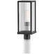 Torrent 1 Light 19 inch Black Outdoor Post Mount Lantern