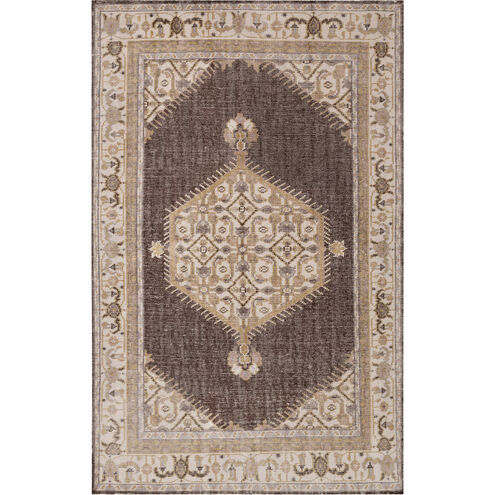 Zahra 102 X 66 inch Camel/Light Gray/Medium Gray/Dark Brown/Ivory Rugs, Wool