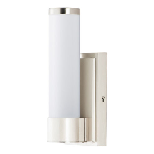 Optic LED 5 inch Satin Nickel Bath Vanity Wall Light