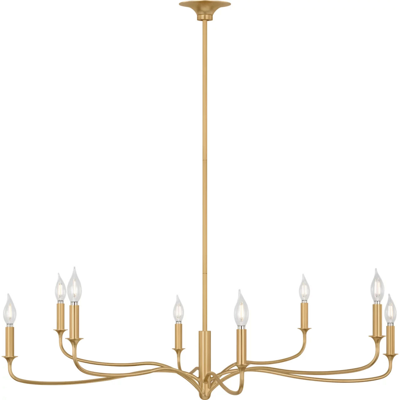 Alexa Hampton Chatsworth 8 Light 42 inch Gild Chandelier Ceiling Light