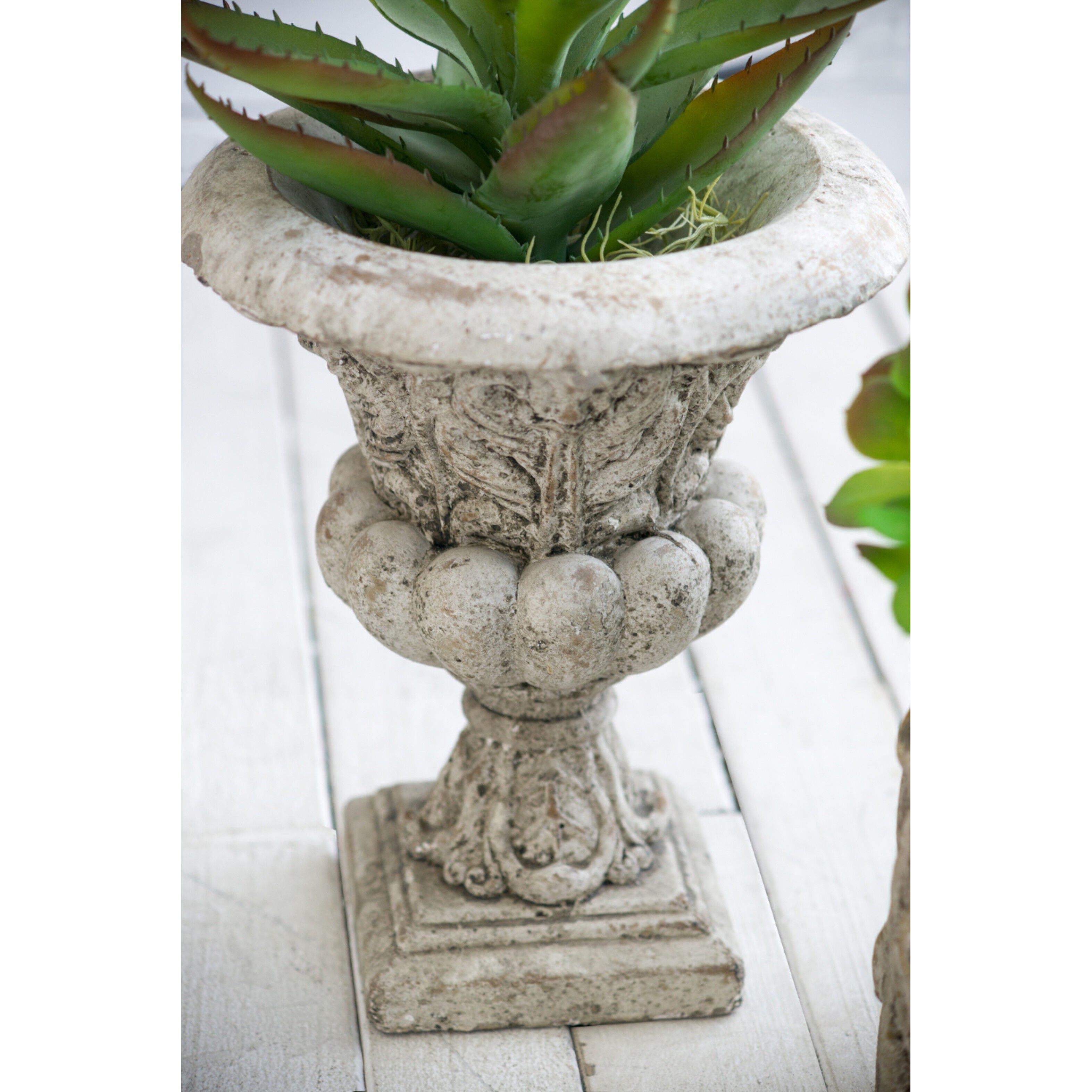 Danna Weathered Antique Outdoor Planter