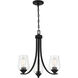 Shyloh 3 Light 20 inch Coal Chandelier Ceiling Light