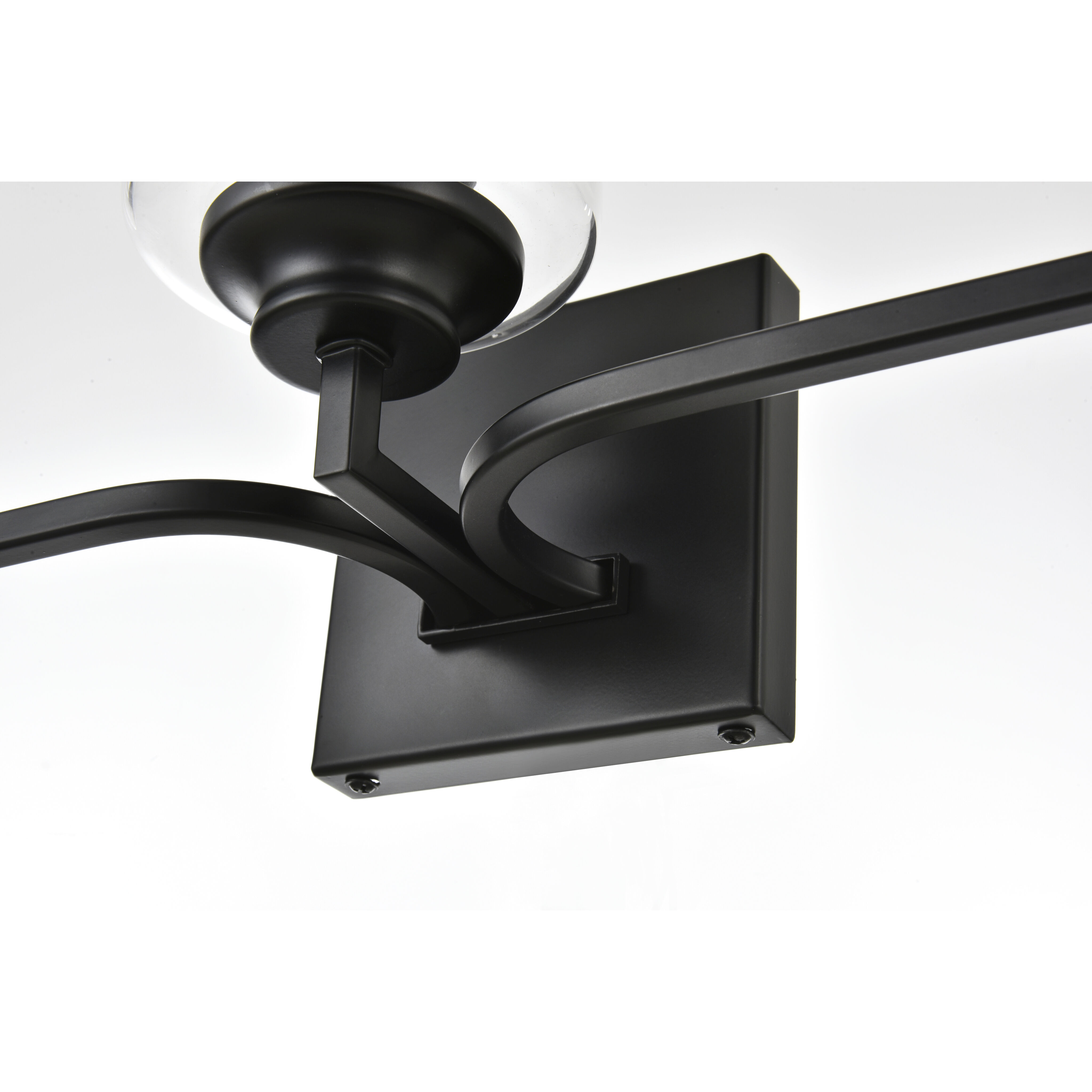 Ronnie 3 Light 23 inch Black Bath Sconce Wall Light