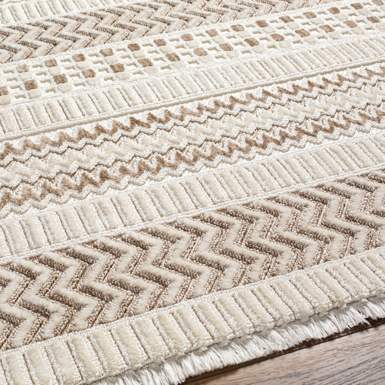 Broadway 120 X 94 inch Light Grey Rug, Rectangle