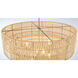 Bungalow Heaven 6 Light 32 inch Soft Brass Pendant Ceiling Light