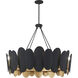 Vailen 12 Light 36 inch Dark Matte Black Pendant Ceiling Light
