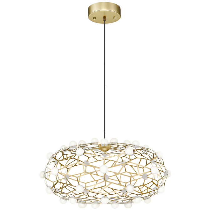 Coral LED 24 inch Gold Chandelier Ceiling Light