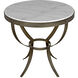 Byron 30 X 30 inch Aged Brass Side Table