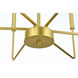 Willa 6 Light 26 inch Brass Pendant Ceiling Light