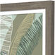 Tropical Botanical 28 X 22 inch Non-Glass Framed Art, Propac