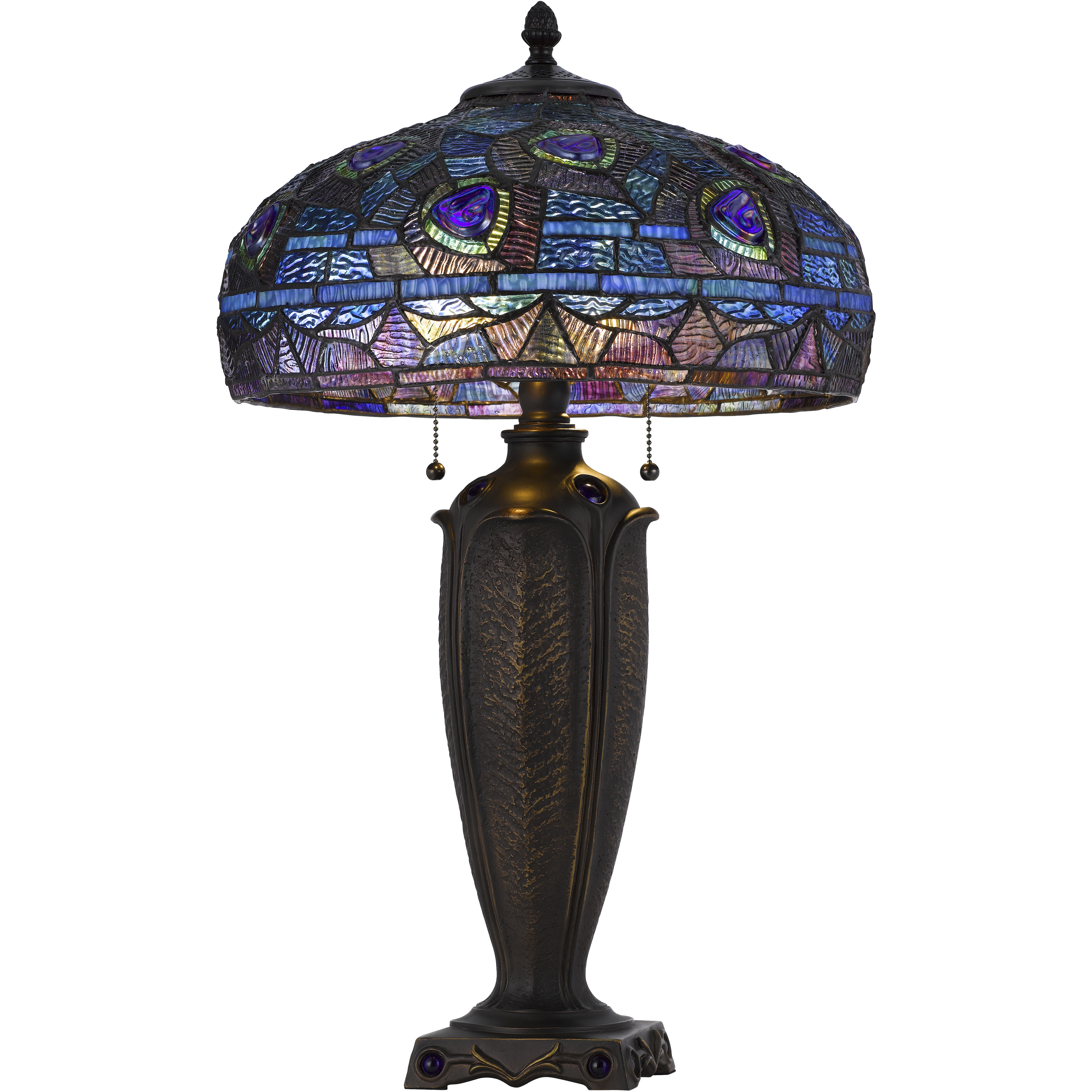 3107 Tiffany 26 inch 60.00 watt Dark Bronze Table Lamp Portable Light