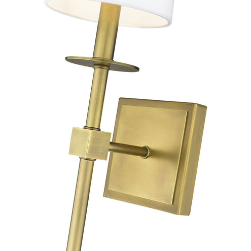 Camila 1 Light 5.5 inch Rubbed Brass Wall Sconce Wall Light