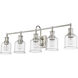 Bryant 5 Light 40.5 inch Brushed Nickel Vanity Wall Light