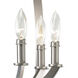 Equinox 6 Light 28 inch Burnished Silver Foyer Pendant Ceiling Light