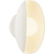 Cortez 5 inch Antique White Bath Vanity Light Wall Light