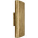 Kelly Wearstler Lotura LED 8 inch Museum Gild Pocket Sconce Wall Light