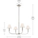 Eadie 4 Light Polished Nickel Chandelier Ceiling Light