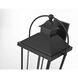 Luz 3 Light 24 inch Black Outdoor Wall Sconce