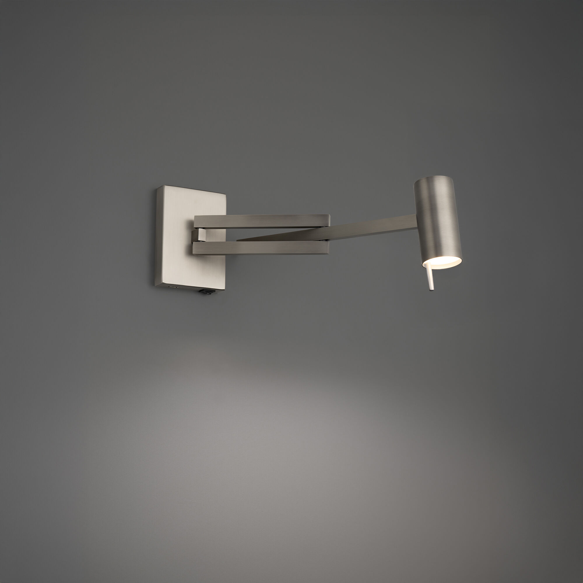 Gavel Indoor Wall Lighting in Brushed Nickel