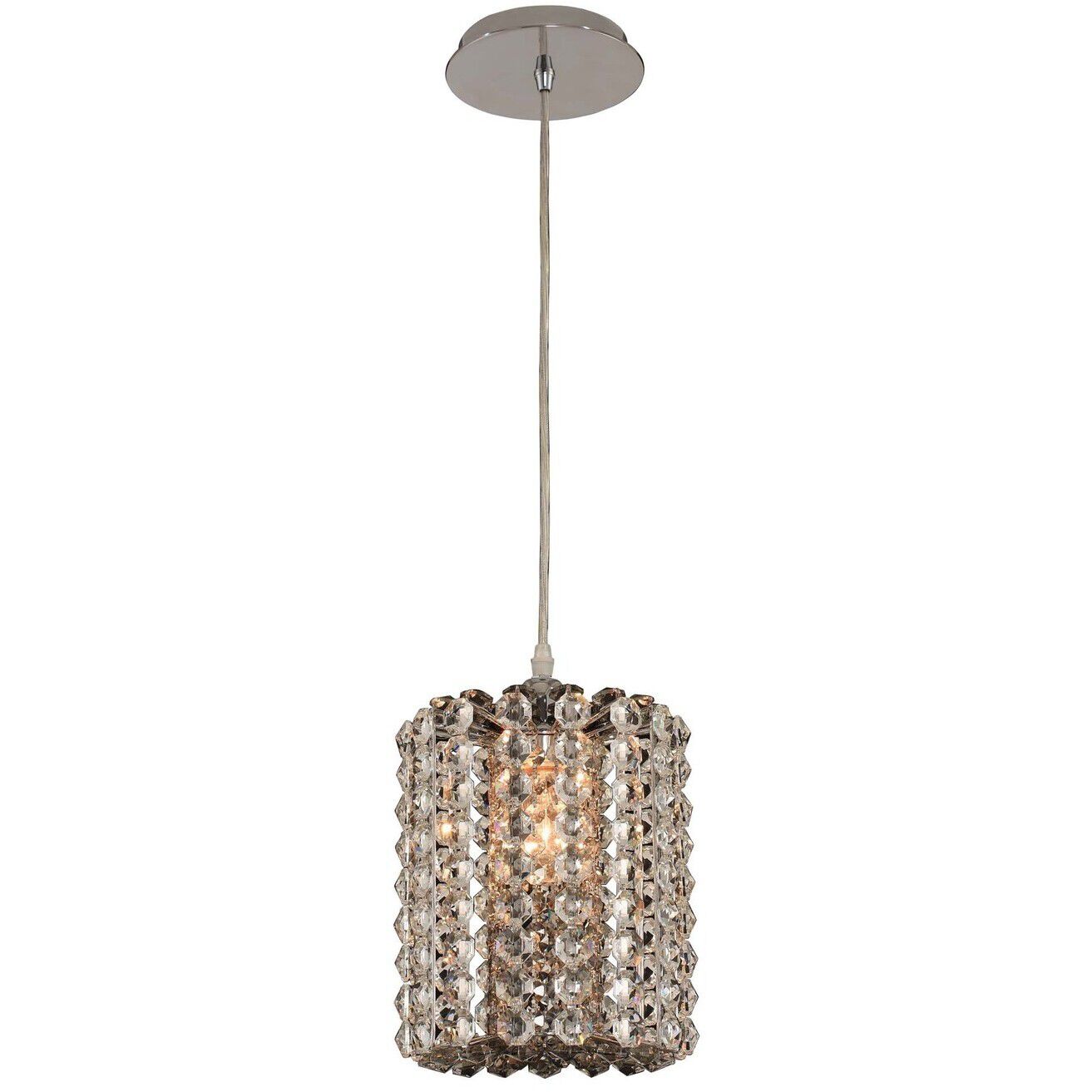 Anello 1 Light 8 inch Chrome Mini Pendant Ceiling Light