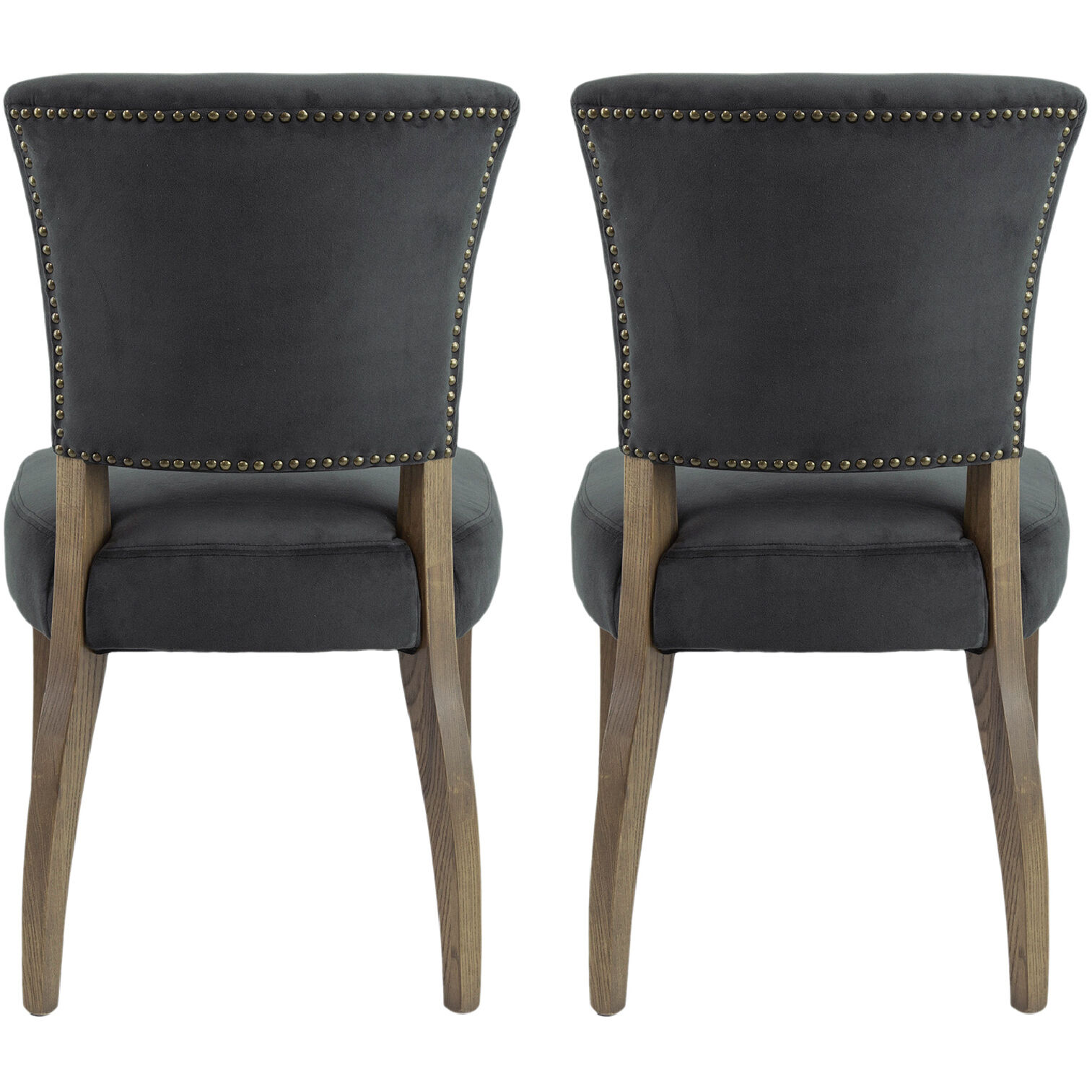 Dugan Grey and Natural Dining Chair